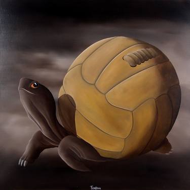 Original Surrealism Animal Paintings by Trevisan Carlo