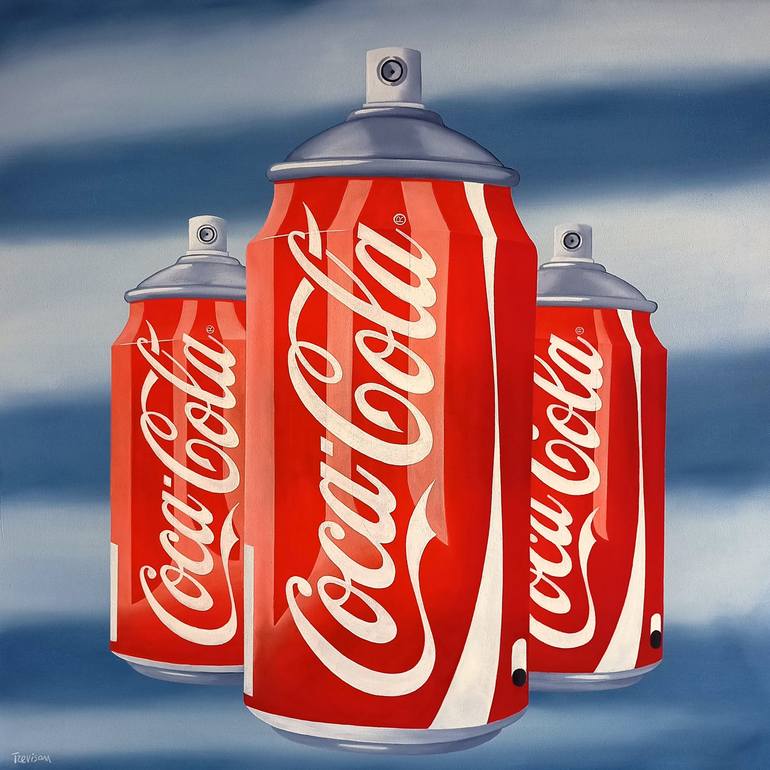 Coca-Cola Painting by Trevisan Carlo | Saatchi Art