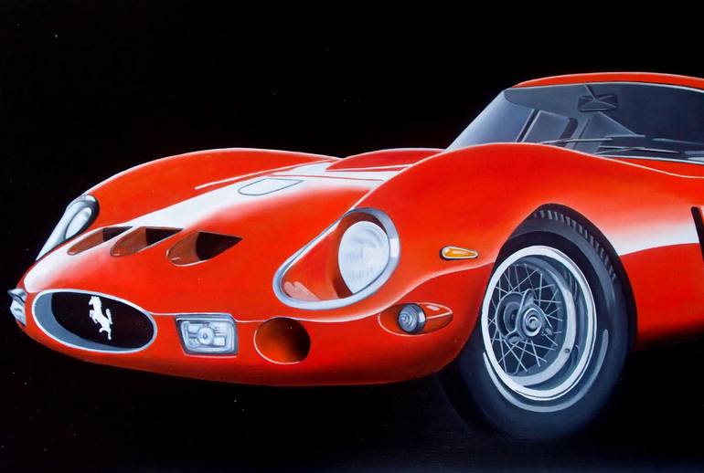 Original Figurative Car Painting by Trevisan Carlo