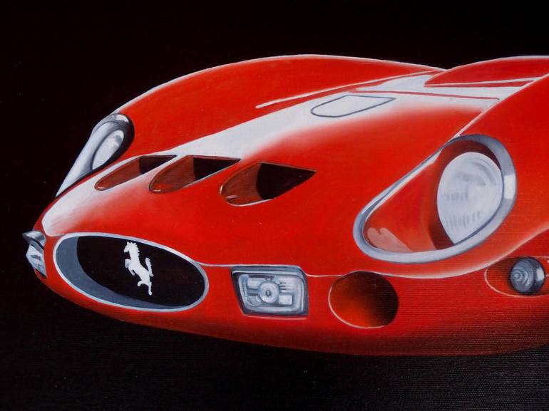 Original Car Painting by Trevisan Carlo