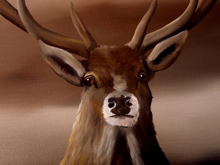 Original Figurative Animal Painting by Trevisan Carlo