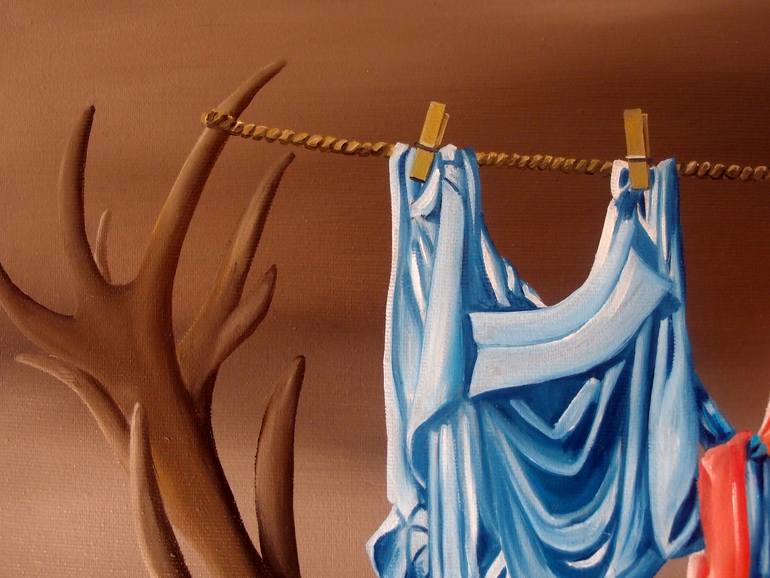 Original Figurative Animal Painting by Trevisan Carlo