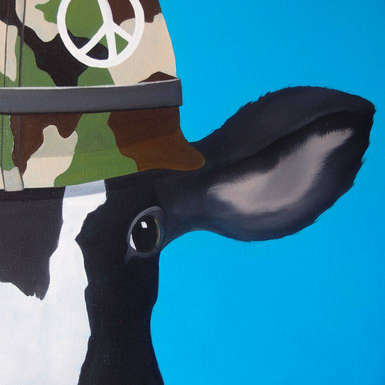 Original Surrealism Animal Painting by Trevisan Carlo