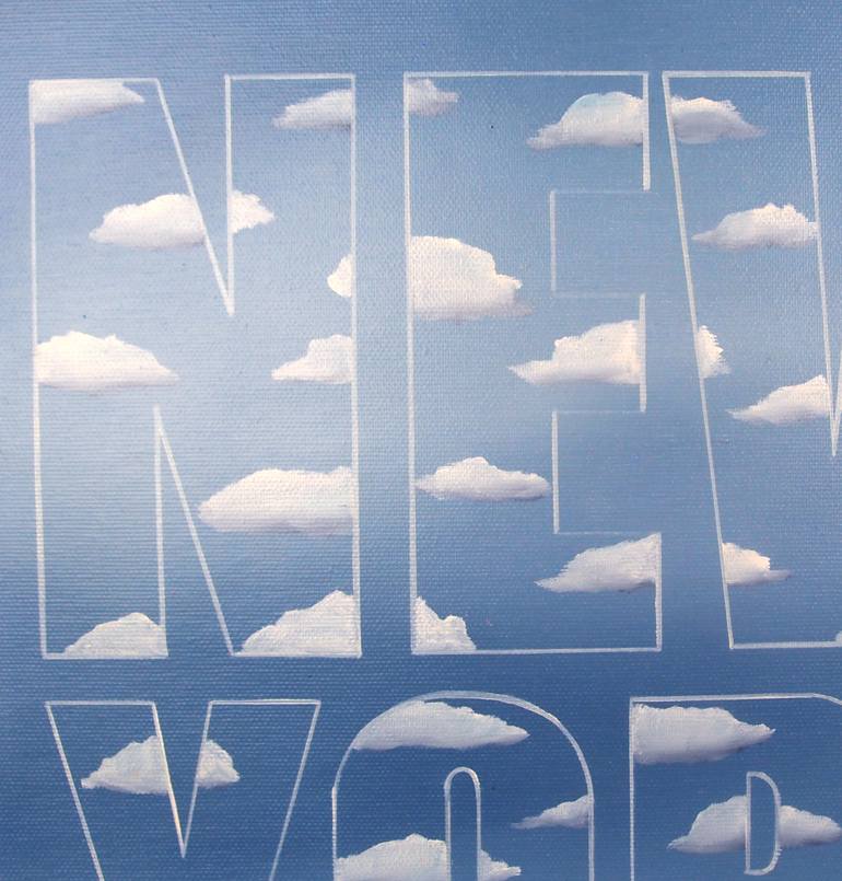 Original Pop Art Cities Painting by Trevisan Carlo