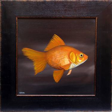 Original Figurative Fish Paintings by Trevisan Carlo