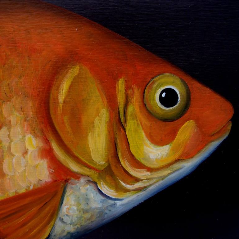 Original Figurative Fish Painting by Trevisan Carlo
