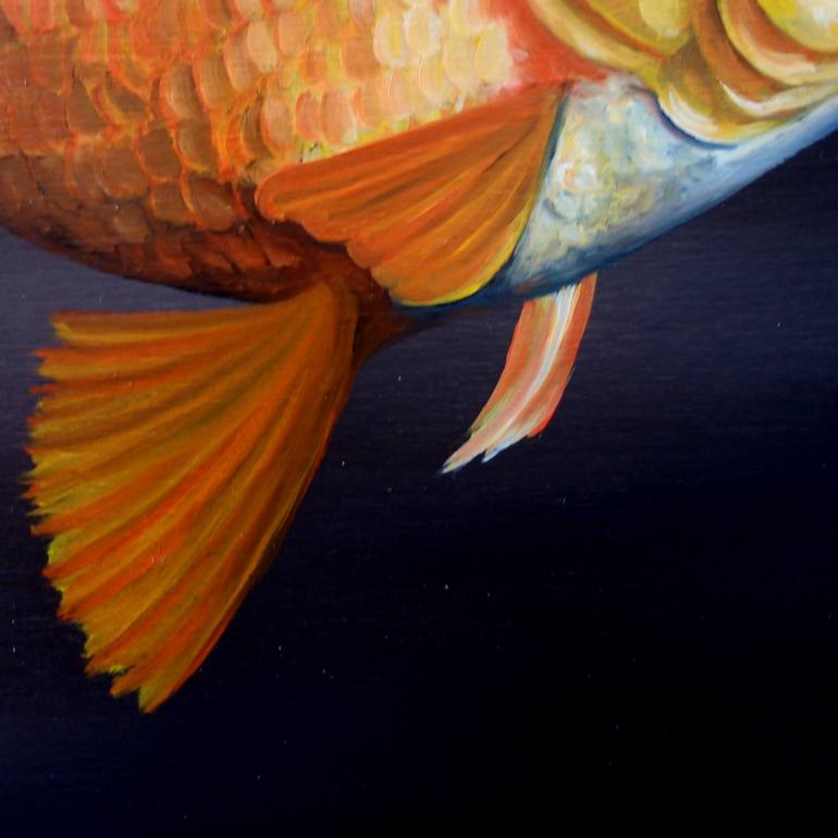 Original Figurative Fish Painting by Trevisan Carlo