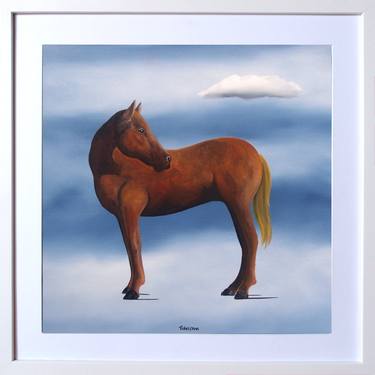 Original Horse Paintings by Trevisan Carlo