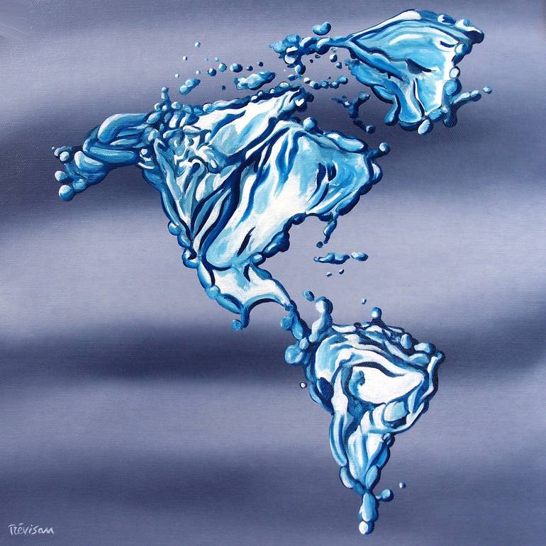 Original Water Painting by Trevisan Carlo
