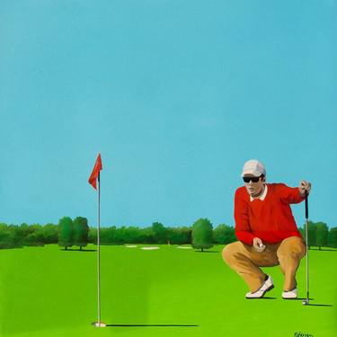 Original Sport Paintings by Trevisan Carlo