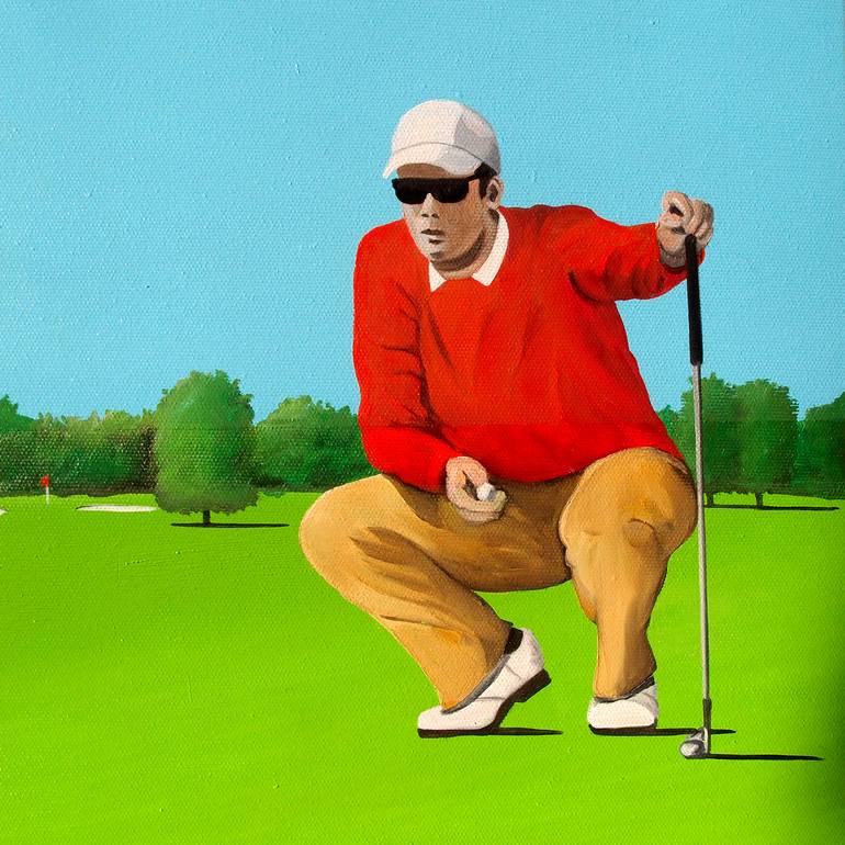 Original Figurative Sports Painting by Trevisan Carlo