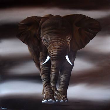 Original Animal Paintings by Trevisan Carlo