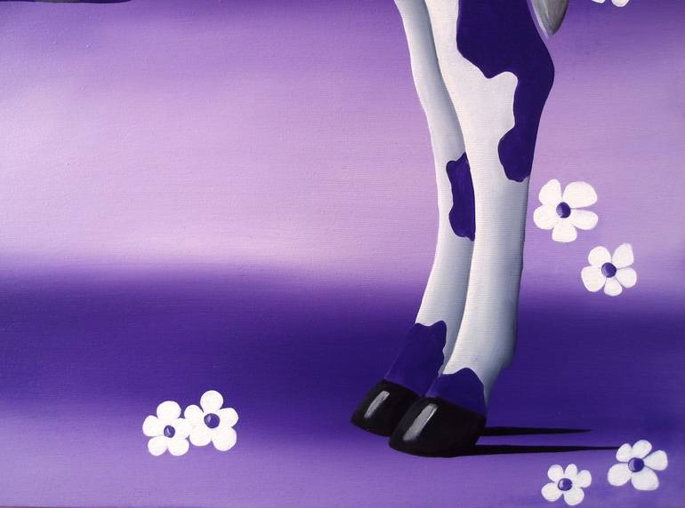 Original Cows Painting by Trevisan Carlo