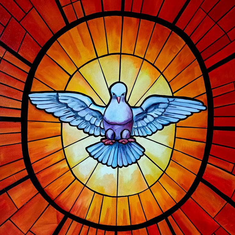 Holy Spirit Painting by Trevisan Carlo | Saatchi Art