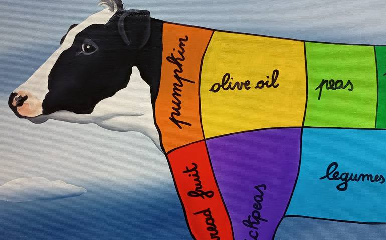 Original Surrealism Still Life Painting by Trevisan Carlo