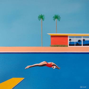 Print of Pop Art Architecture Paintings by Trevisan Carlo