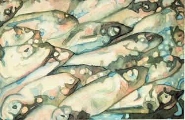 Print of Figurative Fish Paintings by Paola Adornato