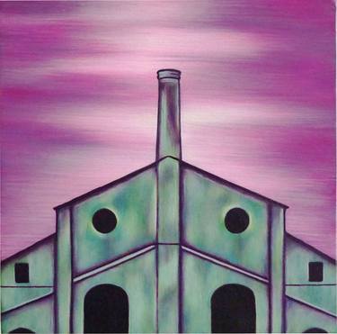 Original Architecture Painting by Paola Adornato