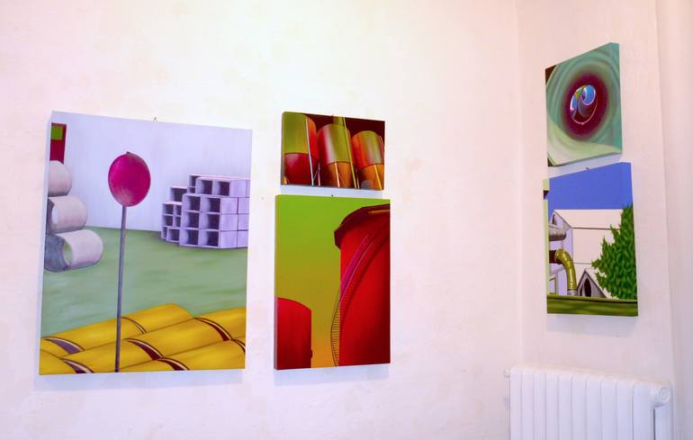 Original Figurative Landscape Painting by Paola Adornato