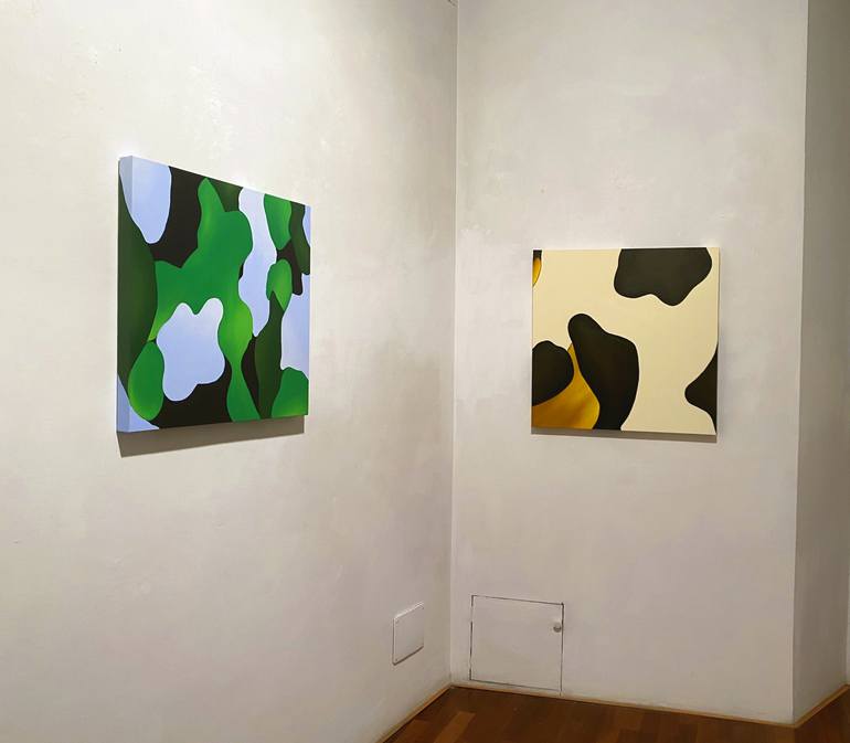 Original Abstract Landscape Painting by Paola Adornato