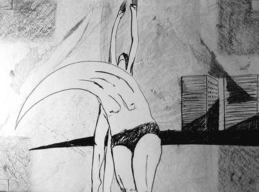 Print of Nude Drawings by Katarzyna Rymarz