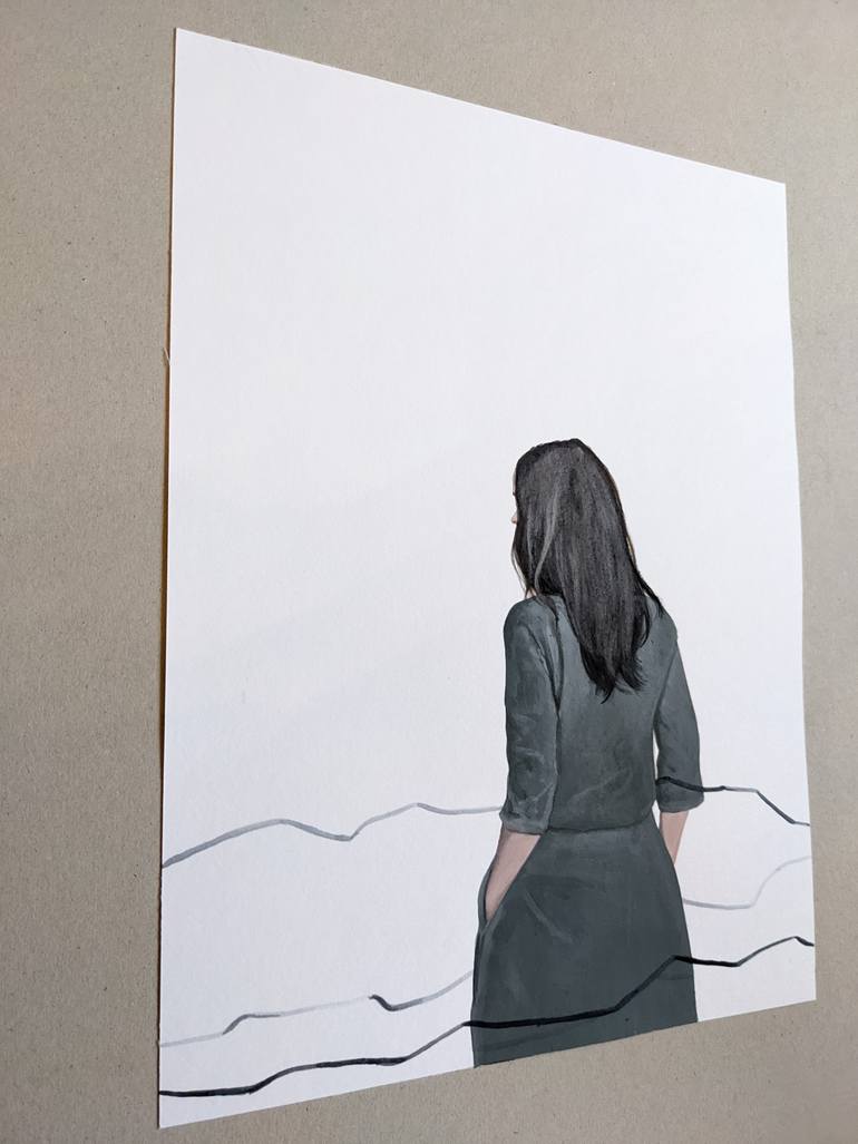 Original Figurative Women Painting by Karoline Kroiß