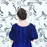 Blumenmuster XXV – flower pattern XXV by Karoline Kroiß