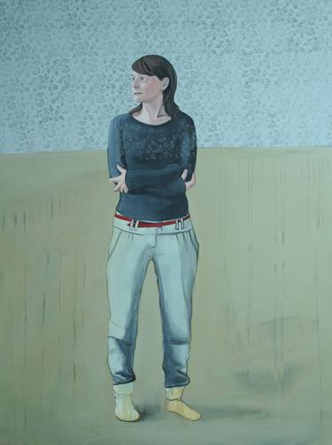 Original Realism Women Paintings by Karoline Kroiß