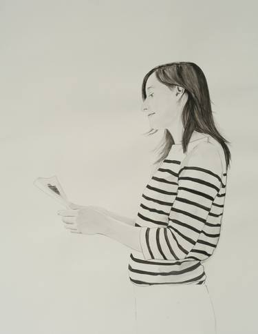 Print of Realism People Drawings by Karoline Kroiß