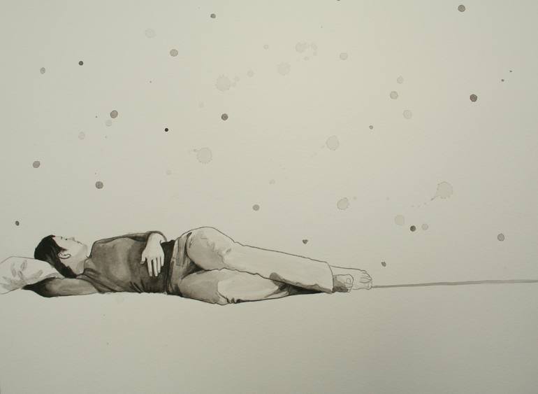 girl dreaming - Print