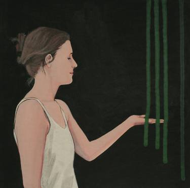 Original Figurative Women Paintings by Karoline Kroiß