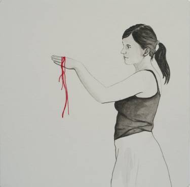 Print of Figurative Women Drawings by Karoline Kroiß