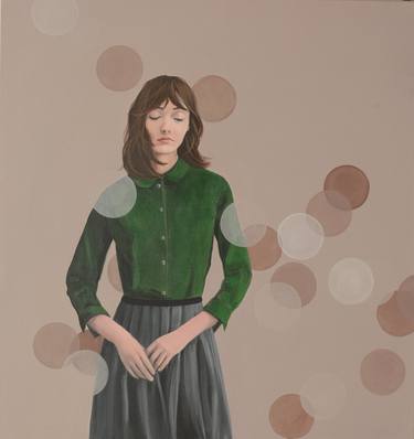 Original Figurative Women Paintings by Karoline Kroiß