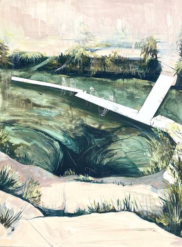 Original Modern Water Paintings by Meredith O'Neal