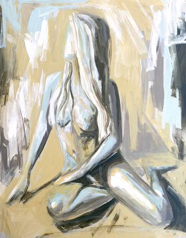 Original Abstract Expressionism Erotic Paintings by Meredith O'Neal