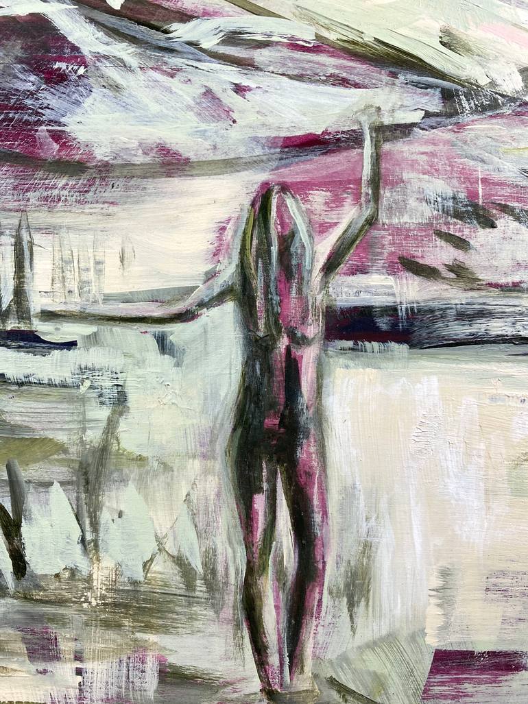 Original Abstract Expressionism Nude Painting by Meredith O'Neal