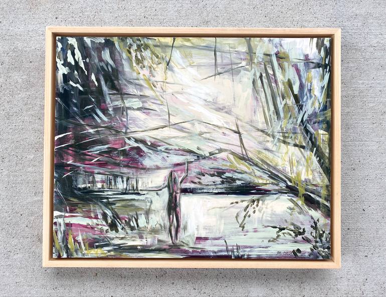 Original Abstract Expressionism Nude Painting by Meredith O'Neal