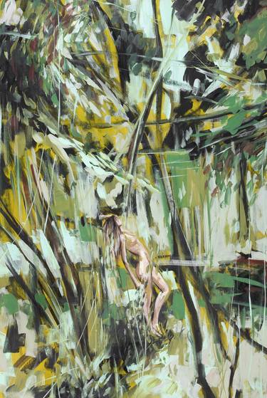 Print of Abstract Expressionism Nude Paintings by Meredith O'Neal