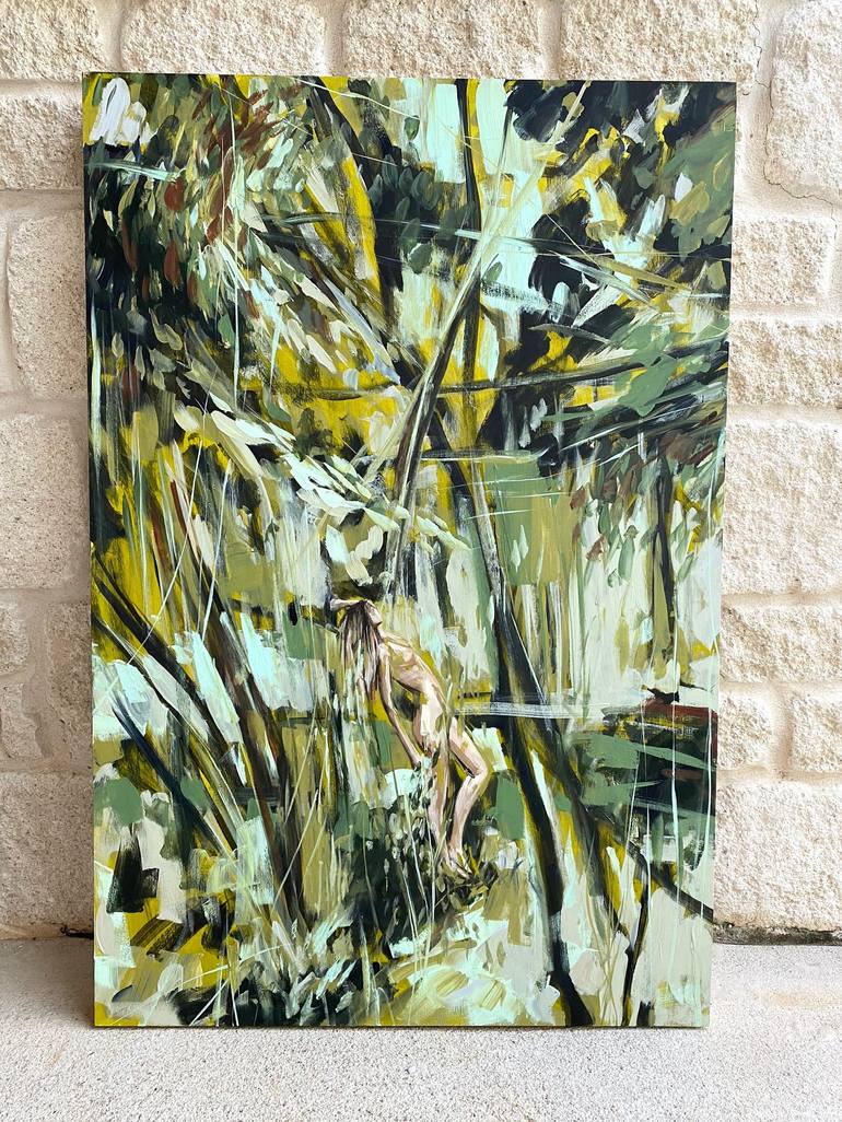 Original Abstract Expressionism Nude Painting by Meredith O'Neal