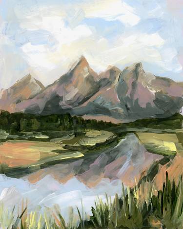 Original Expressionism Landscape Paintings by Meredith O'Neal