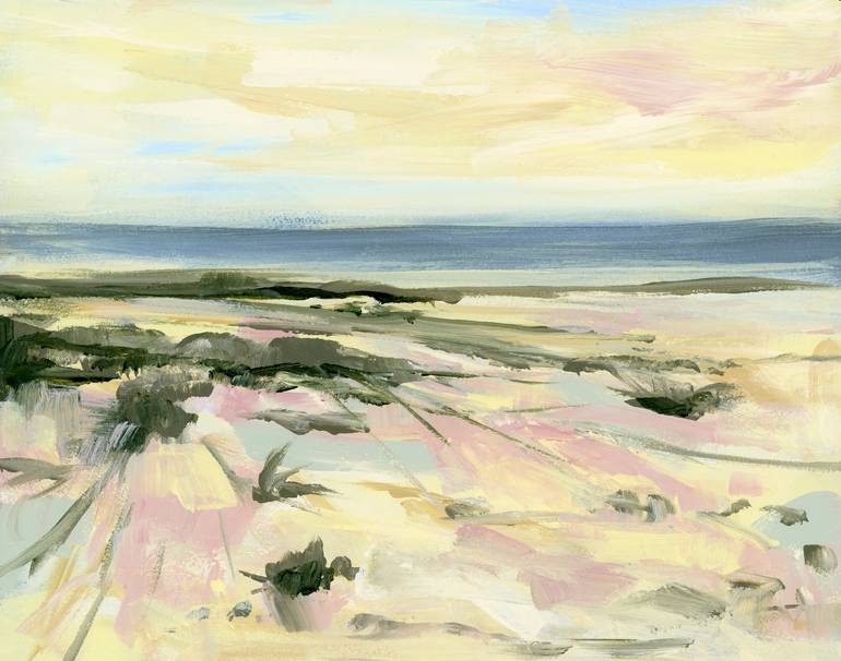 Original Abstract Beach Paintings by Meredith O'Neal
