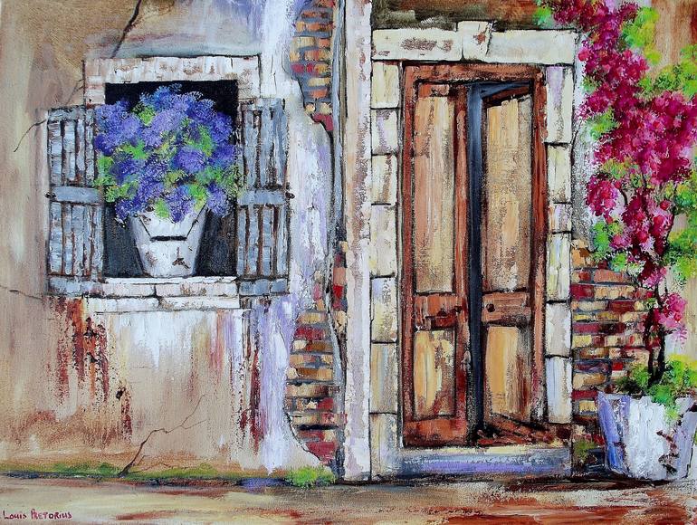 Front Entrance Painting by Louis Pretorius | Saatchi Art