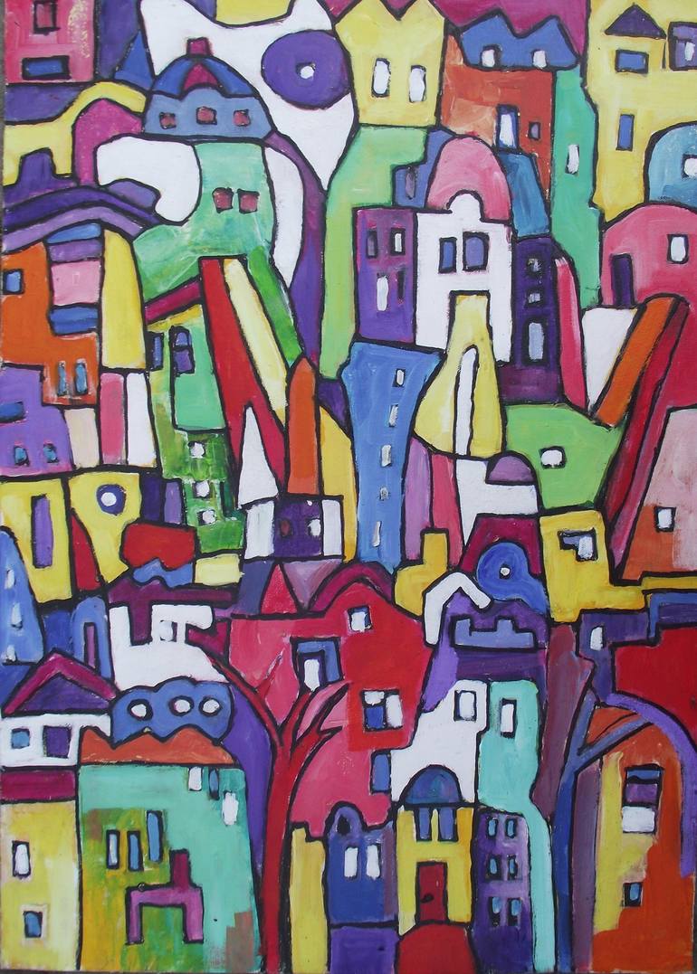 Townsville Painting by Louis Pretorius | Saatchi Art