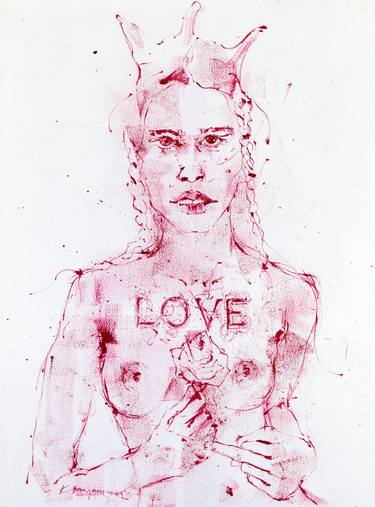 Original Conceptual Love Drawings by Konstantinos Vaviloussakis