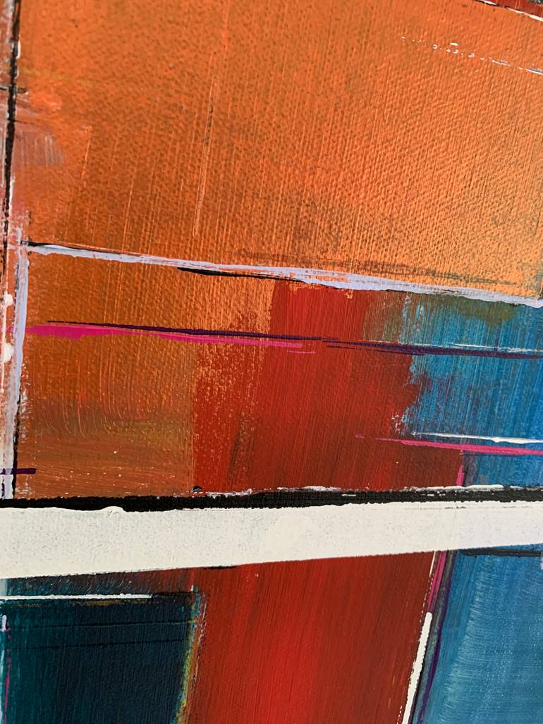 Original Abstract Expressionism Abstract Painting by Hugo Smith