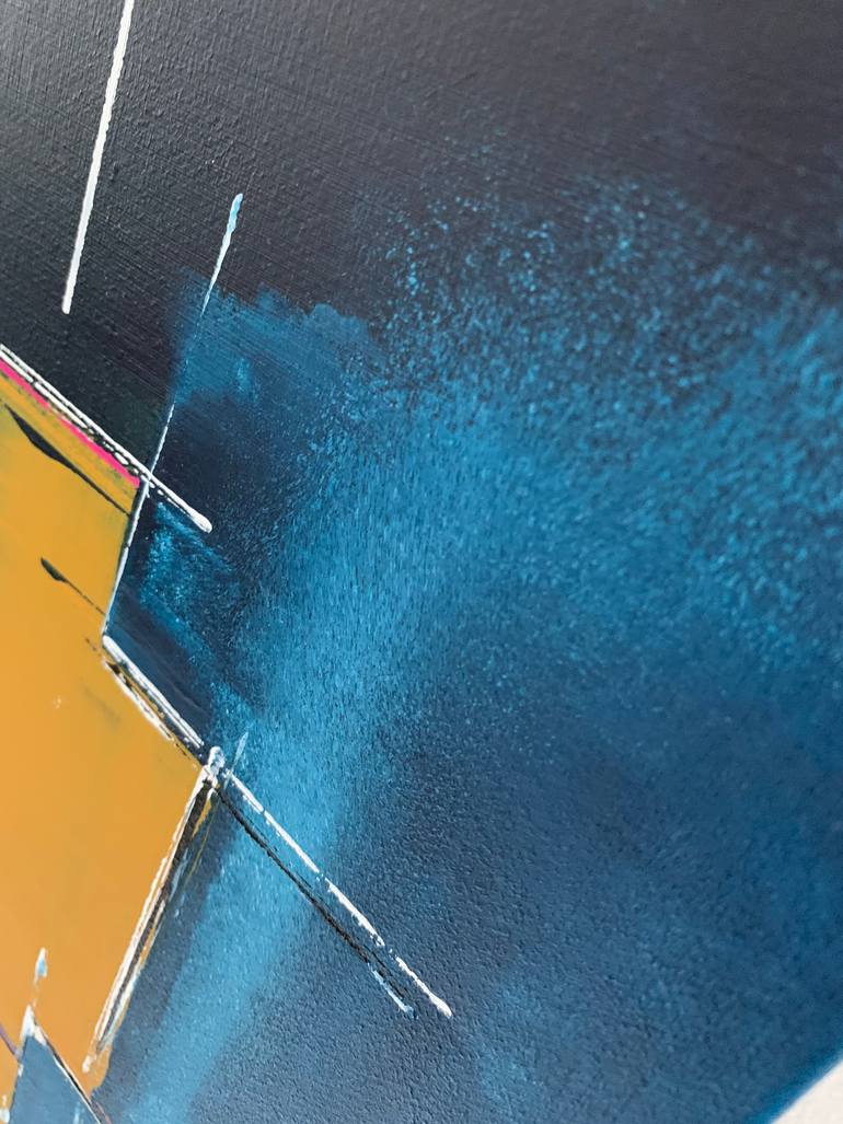 Original Abstract Expressionism Abstract Painting by Hugo Smith