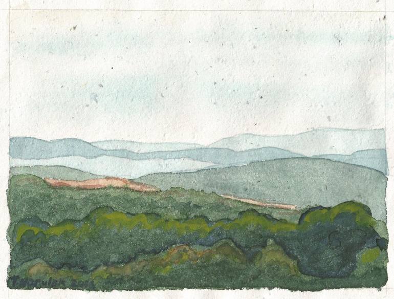 Original Expressionism Landscape Painting by Thomas Norulak