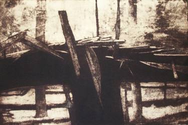 Original Expressionism Landscape Printmaking by Thomas Norulak