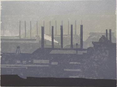 Print of Cities Printmaking by Thomas Norulak