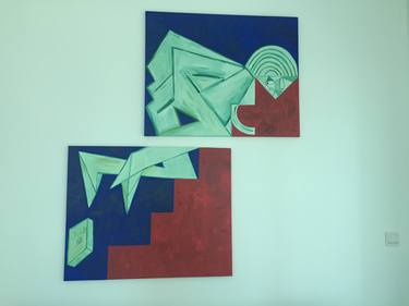 Print of Abstract Expressionism Politics Paintings by Walid Amri